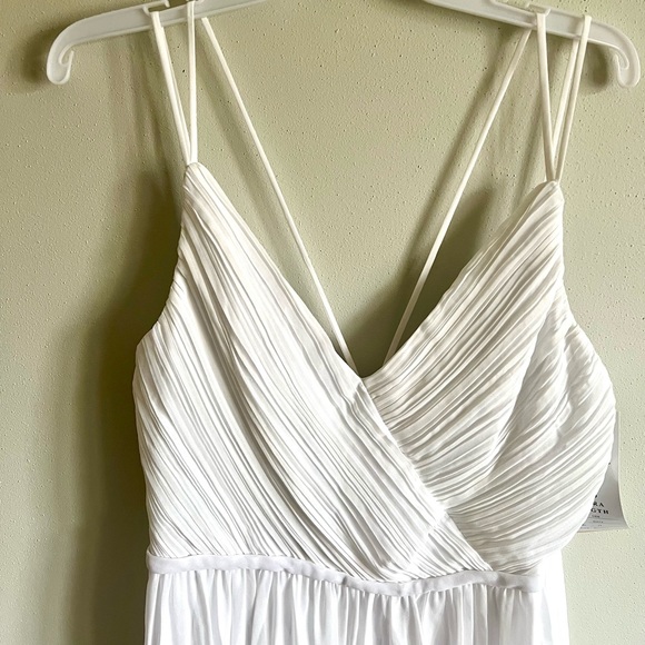 NWT White Dress - Bill Levkoff bride, bridesmaid - Full Length - Picture 3 of 7